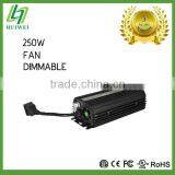 Hydroponic High Quality Light Ballast 250W Electronic Dimmable With Cooling Fan Original Manufacturer thumbnail-2