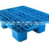 HDPE Or PP Rack Factory Euro Plastic Pallet Mesh Three Skids in Warehouse thumbnail-5