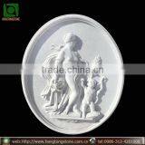 Modern White Marble High Relief Nude Lady Sculpture thumbnail-1