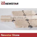 Newstar Crema Marfil Natural Marble Bathroom Wall Tile Spanish Lantern Mosaic thumbnail-3