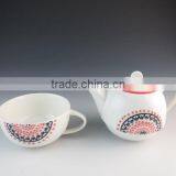 2015 Newest Design Ceramic Drinkware Type Tea Pot With Cup Set thumbnail-2
