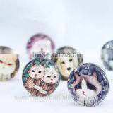 Round Shape Animal Crystal Fridge Magnets Glass Magnet thumbnail-1