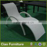 Aluminum Beach Chairs Rattan Recliner Sun Lounger thumbnail-2