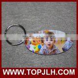 2017 Hot Sell DIY Photo Printing Key Chain Dye Sublimation Key Chain thumbnail-1