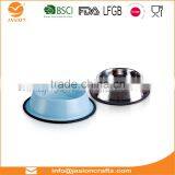 Food Feeder Dish Serving Bowl Water Container Rubber Base Cat Dog Pet Bowl thumbnail-6