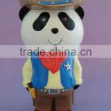 OEM Panda Resin Polyresin Figurine Animal Sculpture Statue for Home Decoration Birthday Souvenir Gift Items thumbnail-2