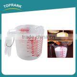 Toprank Cooking Tools Measuring Tool Precise Transparent Plastic PP Measuring Cup 3 Pcs Digital Measuring Cup Set thumbnail-1