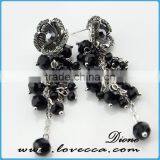 Shine Diamond Stud Earrings ,wedding Flower Earring,crystal Bridal Crystal Earring thumbnail-1