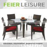 FEIER A6027CH Rattan Dining Desk and Chair thumbnail-1