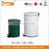 Colorful Round Metal Pedal Rubbish Bin thumbnail-1