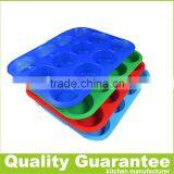 Silicone Muffin Pan Cake Baking Mold Household Baking Pan Reusable Baking Tray thumbnail-6