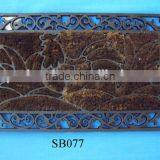 New Arrive!! Cast Iron Shoe Brush Metal Foot Scraper With Brush thumbnail-1