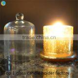 Cloche Glass Bell Dome With Base thumbnail-1