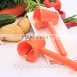 tri-blade plastic spiral vegetable slicer/plastic carrot Shredder, Cutter and peeler