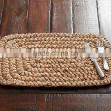 White Washed Color, Vietnam Rectangular Place Mat/ Woven Table Mat thumbnail-4