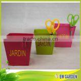 Garden Best Choice Decorative Square Flower Pot With Scissors thumbnail-1