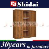 Sliding Door Wooden Almirah Designs With Mirror F-20 thumbnail-2