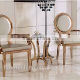FS116G Modern Contemporary Neoclassic Gold Metal Leisure Chair Bar Pub Salon Club Barbershop Hotel Room Chair thumbnail-1