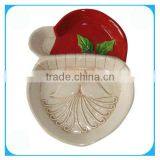 Hand Painted Ceramic Christmas Plate thumbnail-1