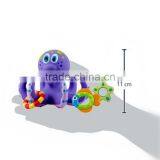 Mini Plastic Purple Octopus and Three Hula Hoops for Baby Bath Time Fun thumbnail-4