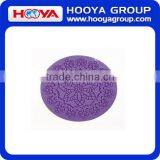 DIA.12.7*0.4CM ROUND CROWN PRINTING LIQUID SILICON FONDANT MOULD