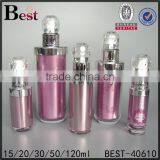 15ml 30ml 60ml 120ml Plastic Lotion Bottle Design Unique Shape Acrylic Jars With Caps Series thumbnail-5