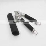 Amazon Best Seller Stainless Steel Garlic Press Set Silicone Garlic Peeler thumbnail-2