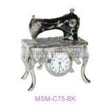 Miniature Sewing Machine With 4-legged Stand & Quartz Clock thumbnail-1