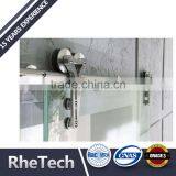 2016 Hot Sale Satin Stainless Steel 304 Sliding Door Roller Track Wheel Stop Floor Guide For Glass Door thumbnail-1