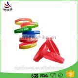 New Design Promotional Colorful Debossed Silicone Wristband thumbnail-6