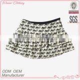 Pleates Short Ruffle Print Elegent High Quality Garment Factory Corset Tutu Skirt thumbnail-1