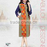 Embroidered Kurta Georgette Long Sleeve Above Knee Kurti Wholesale Ethnic And Indo Western All Season Designer thumbnail-1