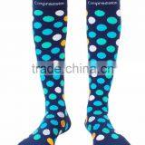 Compression Socks With Polka Dots Made of Nylon and Spandex thumbnail-2
