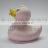 Wholesale Cheap 8cm Floating White Rubber Duck , Logo Imprint Promotional White Bath Duck thumbnail-1