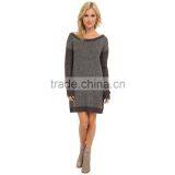 2016 Dress Round Neck Sweater Dress thumbnail-4
