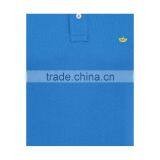 MGOO Fashion Blue Logo Brand Polo Shirts 240g 100% Cotton Plain Dyed Fabric For Shirts thumbnail-6