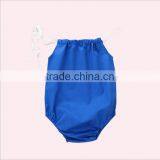Boutique Style Newborn Baby Clothes Infant Plain Blue Bodysuit Baby Cotton Frocks Designs Toddler Romper thumbnail-1