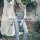 100% Cotton Regular Fitting Army Tee for Woman thumbnail-4