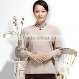 custom perfect fit fashiom restaurant housekeeping uniform , catering staff uniforms wholesale