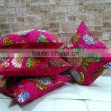 Kantha Cushion Cover Home Decorative Embroidery Pillow Case thumbnail-5