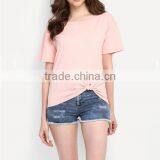 Women Blank Tshirt 95% Cotton 5% Elastane t Shirt thumbnail-2