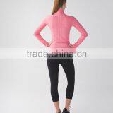 Wholesale Brushed Cotton Fabric Sweatshirts Blank Half Zip Women Sweatshirt thumbnail-3