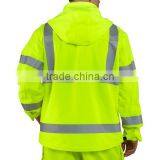 Orange Safety Jacket Reflective Protective Jacket Warm Worker hi Vis Jacket thumbnail-3
