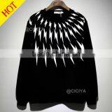 Custom Wholesale Adult Hoodies Autumn L/S Fashion Printing Design Fleece Hood for Youth Top Quality Hoody thumbnail-1