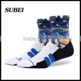 20mm/hg Ankle High Colorful 360 Digital Print Man Compression Sport Fashion Sock
