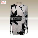 New Fashion Ladies Winter Knitted Sweater, Fashion Ladies Pullover Sweater,55%Cotton 25%Polynosic 20%Nylon thumbnail-1