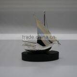 Noble Customized Made Silver Crystal Arab Dhow MODEL For Office Decoration And Islamic Souvenirs Gifts