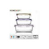 Classical Rectangle Airtight Pyrex Glass Food Containers Eco-friendly thumbnail-1