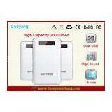 Multifunctional Tablet Power Bank With LED , 20000mah External Power Bank For Smartphones