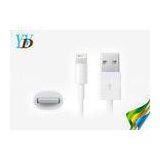 IPhone 5 Smartphone Accessories White Standard 1m Round Tube USB Cable